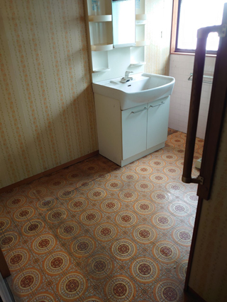 洗面のアフター