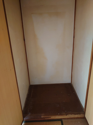 部屋３収納のアフター