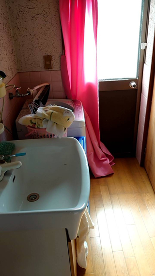 洗面のビフォア