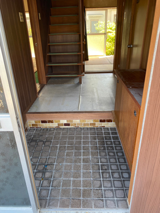 玄関のアフター