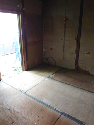 部屋のアフター