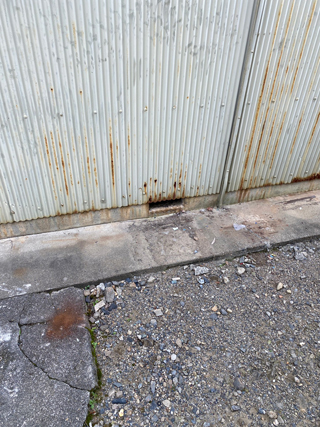 屋外のアフター