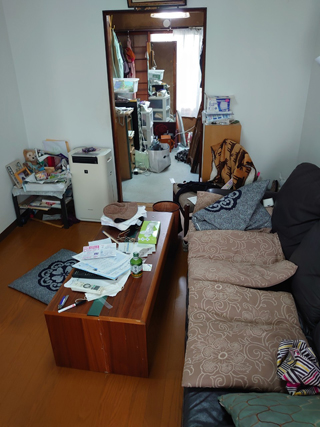 リビングのビフォア