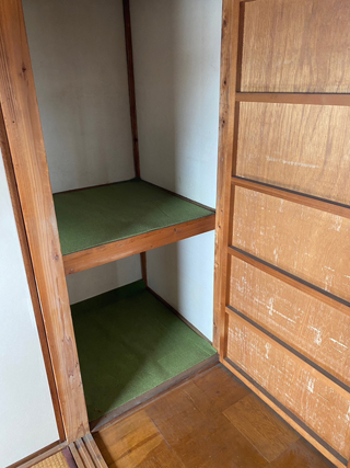 部屋４押し入れのアフター