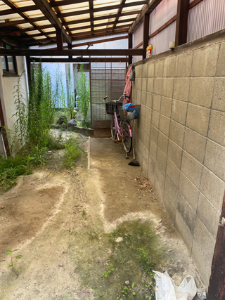 家の外周のビフォア