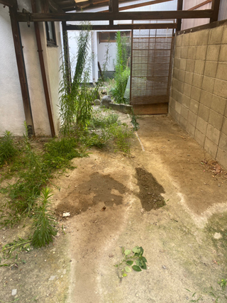 家の外周のアフター