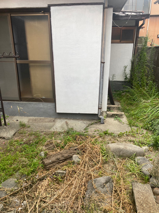 家の外周のアフター