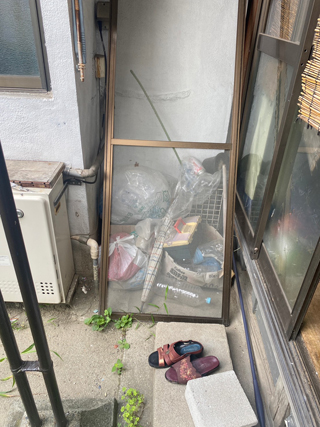 家の外周のビフォア