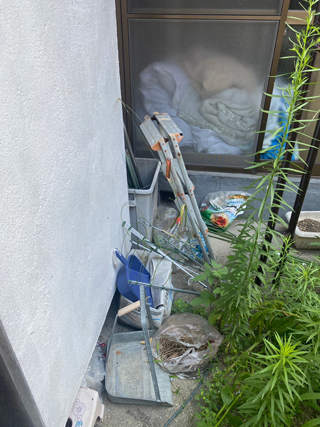 家の外周のビフォア