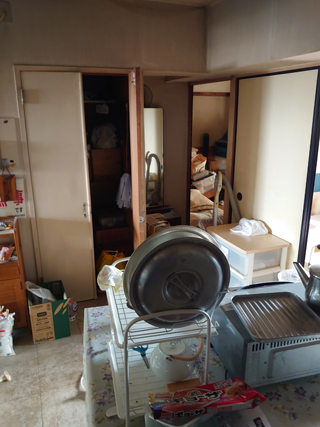 キッチン収納のビフォア