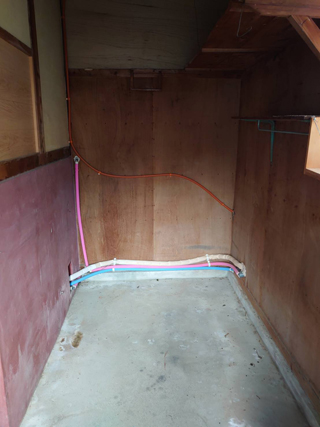 土間洗濯場のアフター