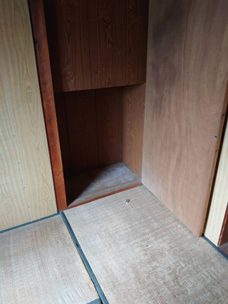 部屋1収納のアフター