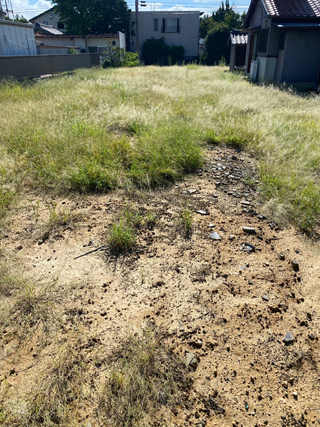 家裏西側から東側のアフター