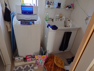 洗面のビフォア