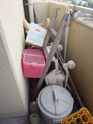 ベランダ2のビフォア