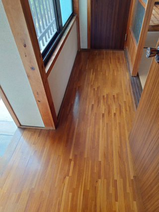 廊下のアフター