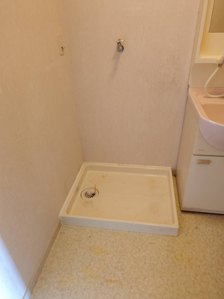 洗濯機前のアフター