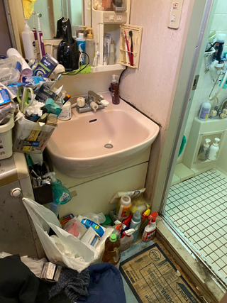 洗面のビフォア