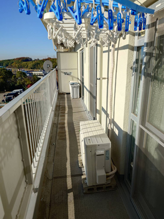 ベランダのビフォア