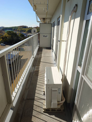 ベランダのアフター