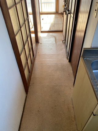 廊下のアフター