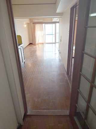 キッチン入り口のアフター