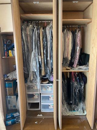 リビング収納のビフォア