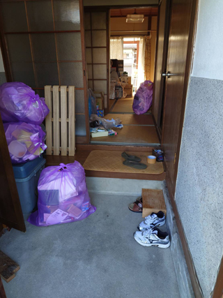 玄関のビフォア