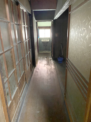 廊下のアフター