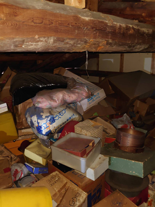 屋根裏のビフォア