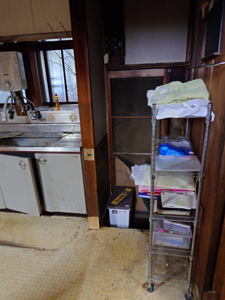 キッチン入り口のアフター