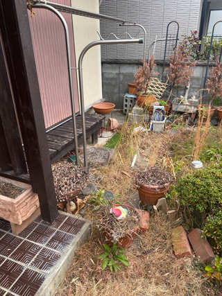 家の外周のビフォア