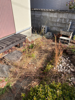 家の外周のアフター