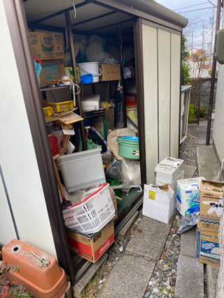 倉庫のビフォア