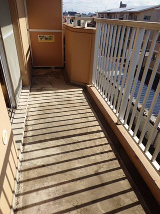 ベランダのアフター