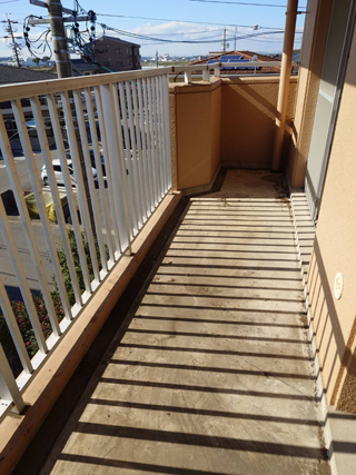 ベランダのアフター