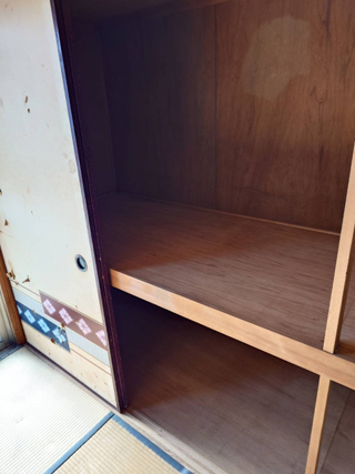 部屋３押し入れのアフター