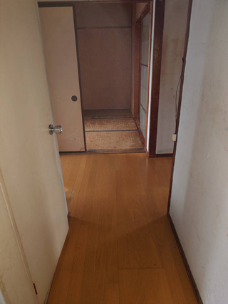 廊下のアフター