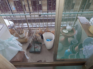 ベランダのビフォア