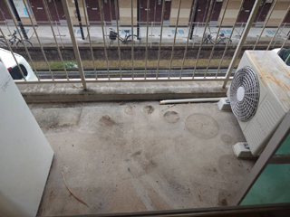 ベランダのアフター