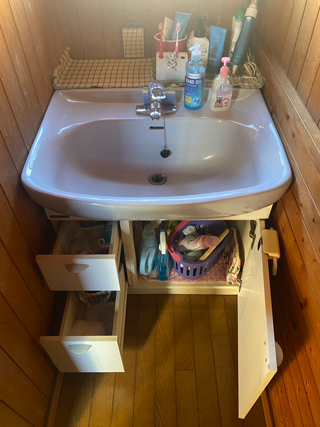 洗面のビフォア