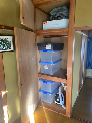 部屋4収納のビフォア