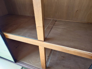 部屋２押し入れのアフター