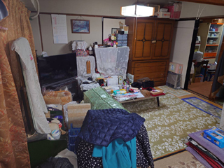 部屋３から部屋２のビフォア