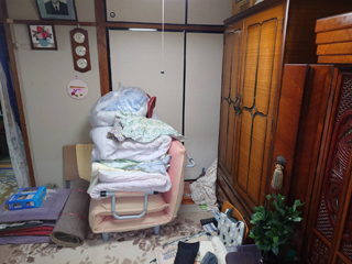 部屋３の押し入れのビフォア