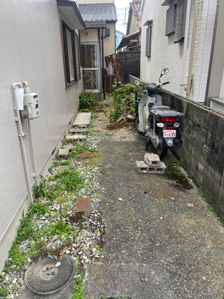 家の外周のアフター