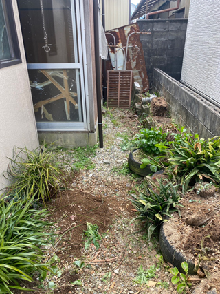 家の外周のアフター