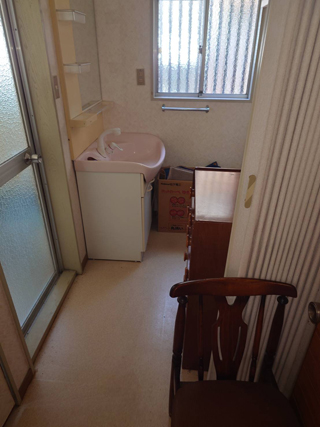 洗面のビフォア