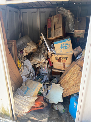 倉庫中身のビフォア