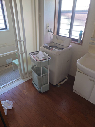 洗面のビフォア